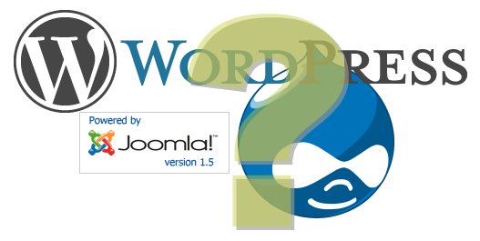 WordPress vs Joomla vs Drupal